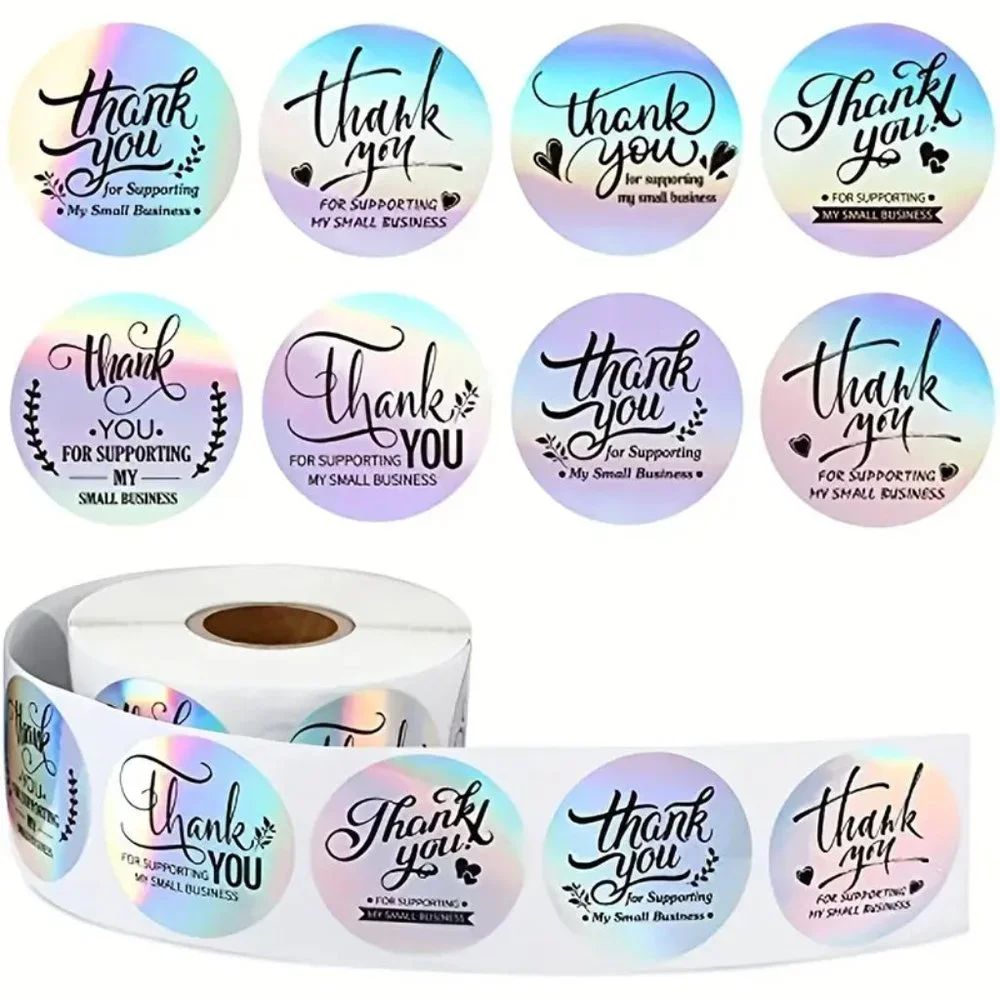 500 Thank You Stickers